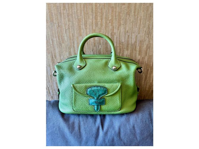 Loewe May Bag 28 Vert Cuir Grainé - vue 8