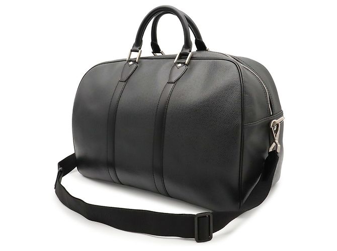 Bolsa Boston Louis Vuitton Taiga Kendall PM Preto Cinza - vista 3