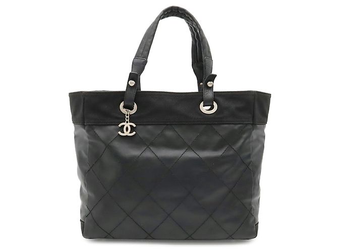 Saco Chanel Paris Biarritz Tote MM Preto - vista 2