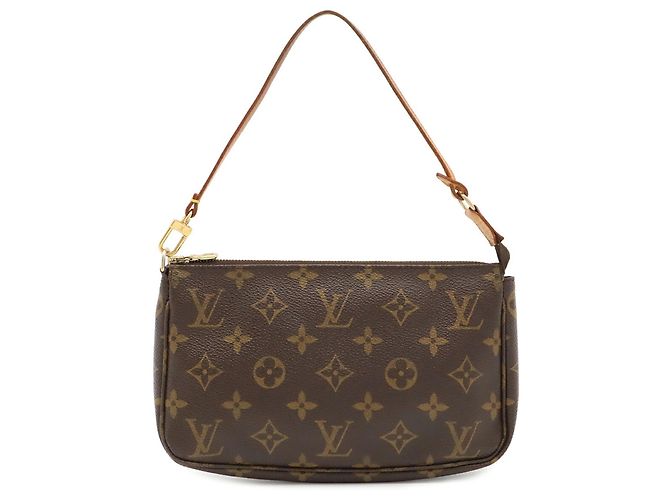 Louis Vuitton Monogram Pochette Accessoires Handbag Pouch Braun Monogramm - Ansicht 2