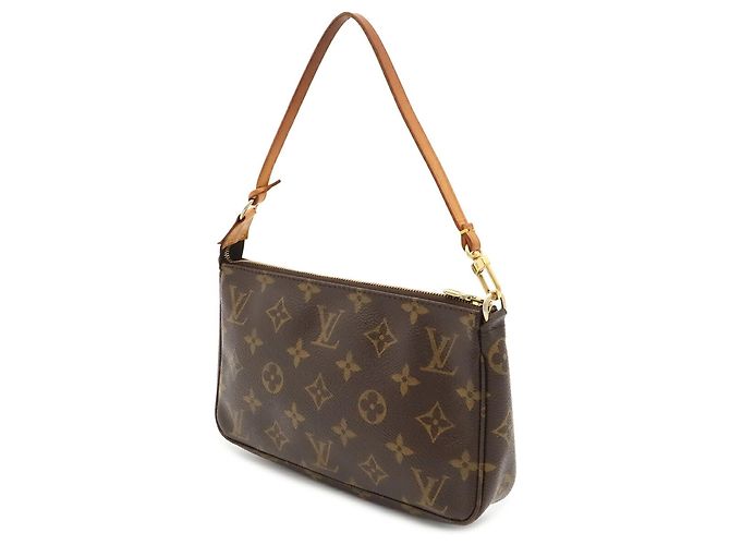Louis Vuitton Monogram Pochette Accessoires Handbag Pouch Braun Monogramm - Ansicht 3