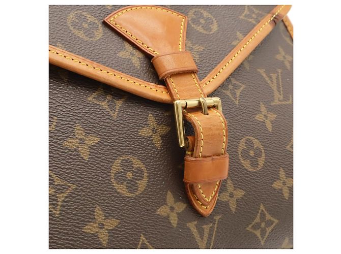 Bolsa de mão e de ombro Louis Vuitton Monogram Bel Air Marrom Monograma - vista 10