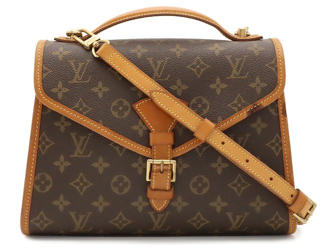 Bolsa de mão e de ombro Louis Vuitton Monogram Bel Air Marrom Monograma - vista 2