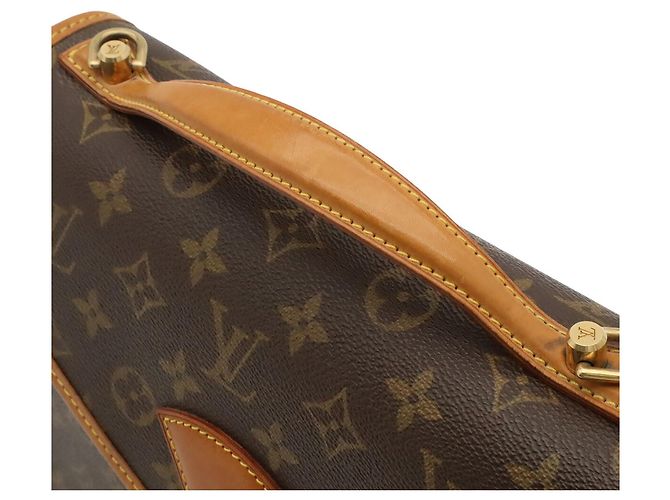 Bolsa de mão e de ombro Louis Vuitton Monogram Bel Air Marrom Monograma - vista 5