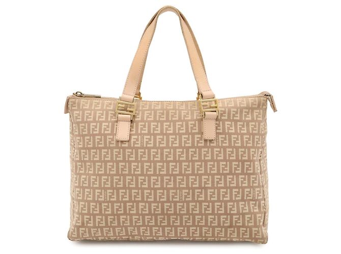 Fendi Zucchino Tote Bag Beige - Ansicht 2