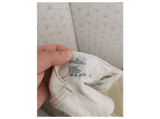 Pantalones Roberto Cavalli blancos estampado floral Beige - vista 6