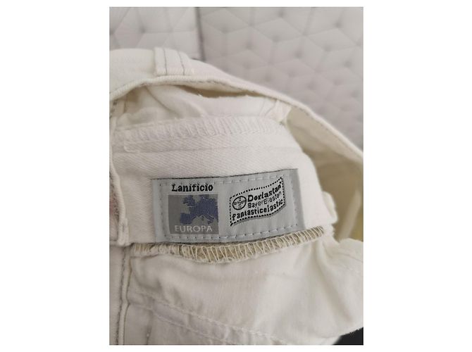Pantalones Roberto Cavalli blancos estampado floral Beige - vista 7