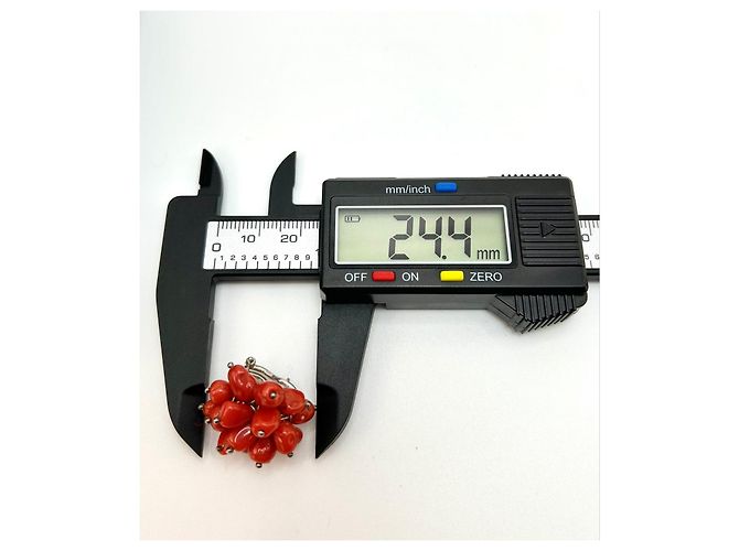 Autre Marque Set Gioielli in Corallo Rosso e Argento S925 - vista 12