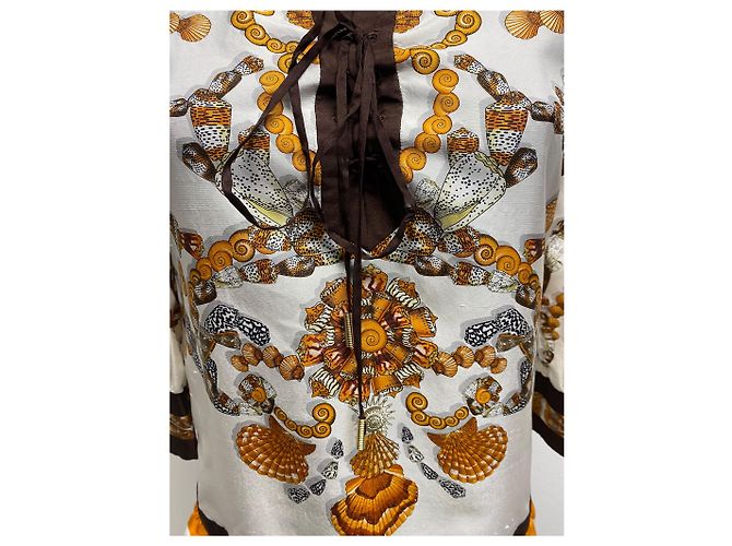 Vestido curto de seda com estampado de conchas Gucci – Size IT 40 - vista 3