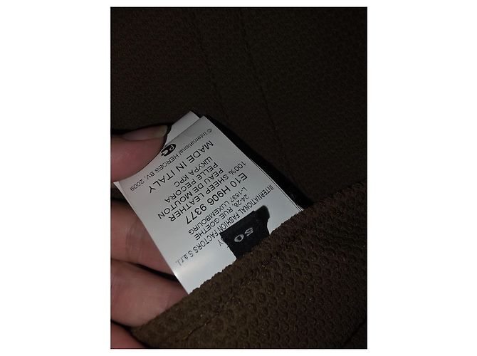 Autre Marque Dirk Bikkembergs Sport Couture braune Lederjacke - Ansicht 7