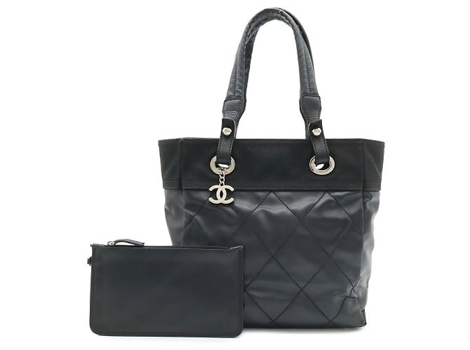 Saco Chanel Paris Biarritz Tote PM Preto - vista 2