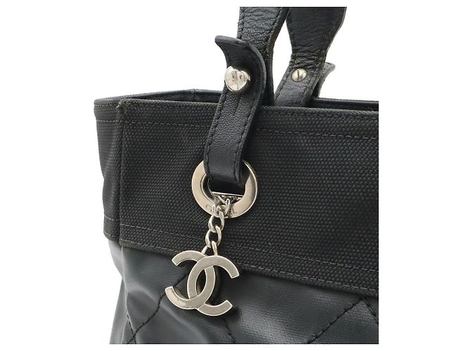 Saco Chanel Paris Biarritz Tote PM Preto - vista 9