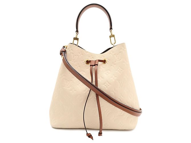 Néonoé Bolso de hombro Louis Vuitton Monogram Empreinte NeoNoe Beige - vista 2