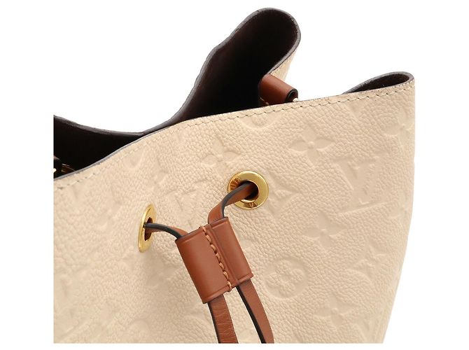 Néonoé Bolso de hombro Louis Vuitton Monogram Empreinte NeoNoe Beige - vista 7