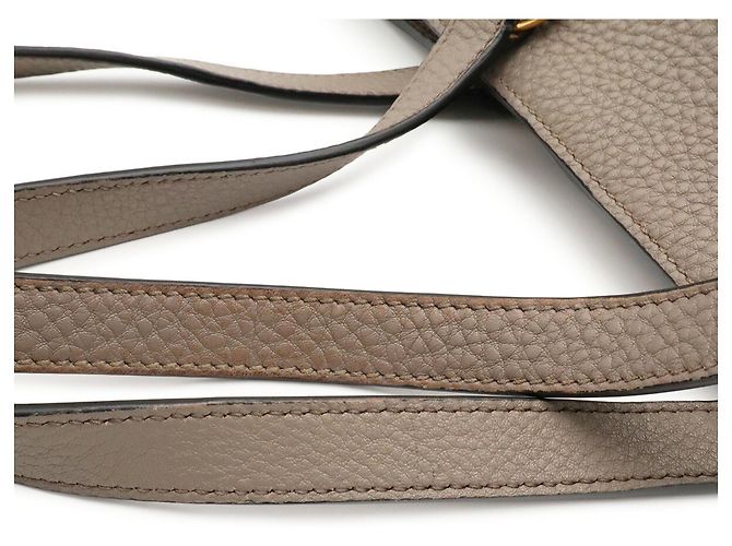 Tote Prada Schultertasche aus gräulichem Leder Grau - Ansicht 5