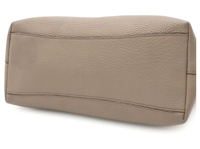 Tote Prada Schultertasche aus gräulichem Leder Grau - Ansicht 6