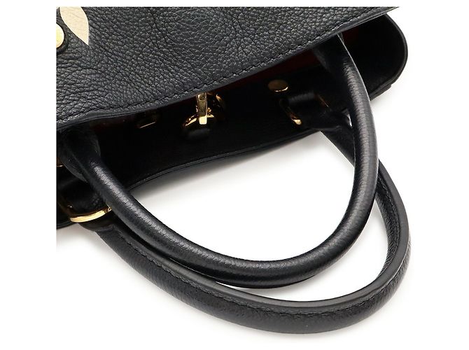 Sac à main Louis Vuitton Monogram Empreinte Montaigne BB Noir Beige - vue 5