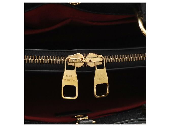 Sac à main Louis Vuitton Monogram Empreinte Montaigne BB Noir Beige - vue 8
