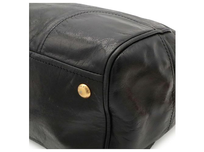 Sac à main Prada Vitello Shine en Black Noir - vue 4