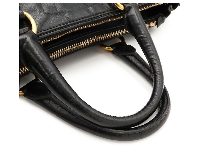 Sac à main Prada Vitello Shine en Black Noir - vue 5