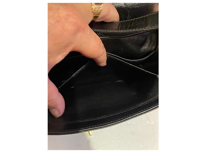 Borsa a tracolla Gucci in pelle nera Nero - vista 11
