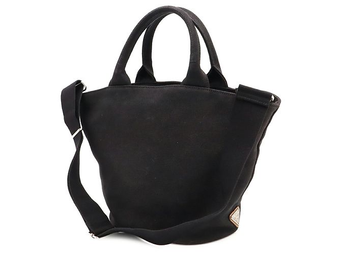 Prada Canapa Tote Bag Black - view 3