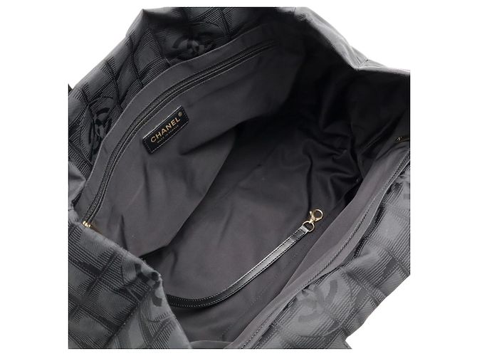 Chanel New Travel Line Tote Bag Schwarz - Ansicht 7