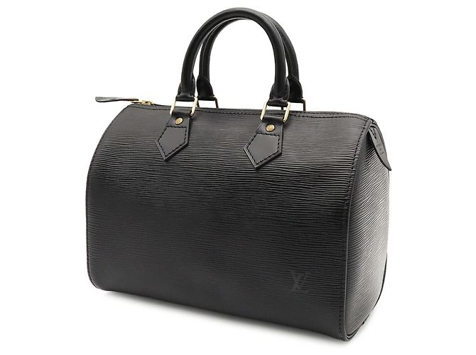 Louis Vuitton Epi Speedy 25 Handtasche Schwarz - Ansicht 3
