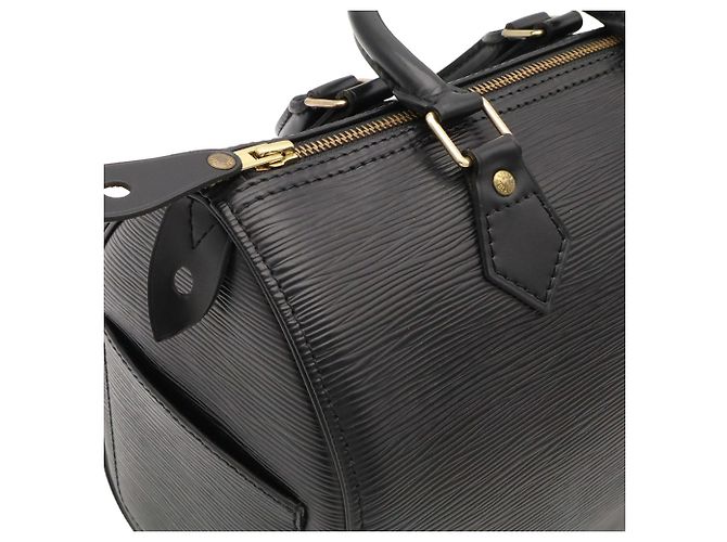 Louis Vuitton Epi Speedy 25 Handtasche Schwarz - Ansicht 7