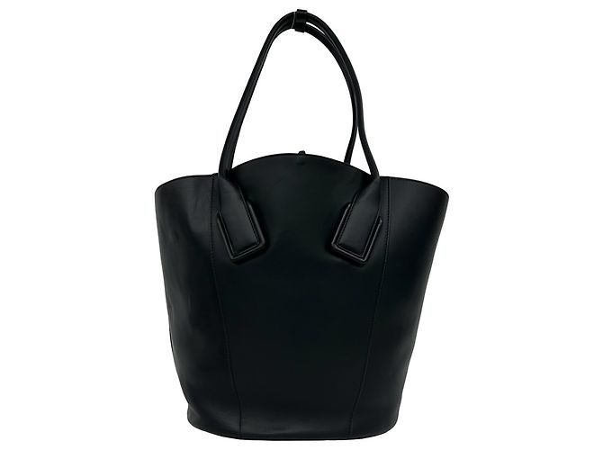 Bottega Veneta Shopper aus schwarzem Leder - Ansicht 3