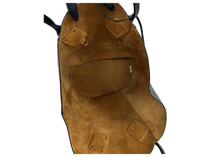 Bottega Veneta Shopper aus schwarzem Leder - Ansicht 9