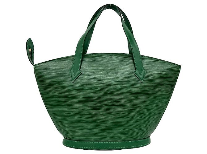 Louis Vuitton Vintage Saint Jacques Handtasche aus Epi-Leder Grün - Ansicht 3