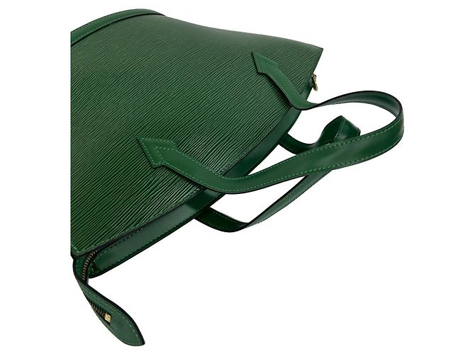 Louis Vuitton Vintage Saint Jacques Handtasche aus Epi-Leder Grün - Ansicht 4