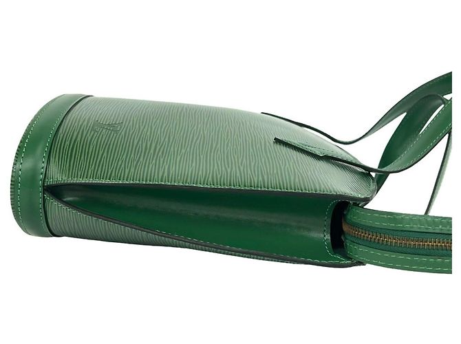 Louis Vuitton Vintage Saint Jacques Handtasche aus Epi-Leder Grün - Ansicht 6