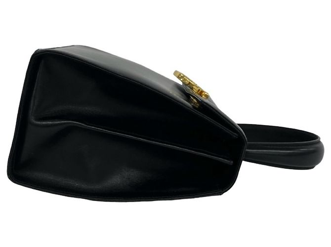 Gancini Borsa Salvatore Ferragamo in pelle di vitello nera Nero - vista 6