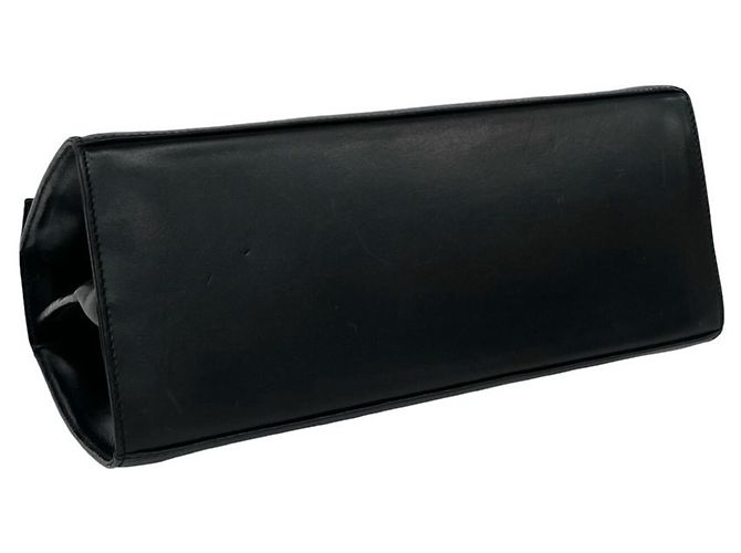 Gancini Borsa Salvatore Ferragamo in pelle di vitello nera Nero - vista 7
