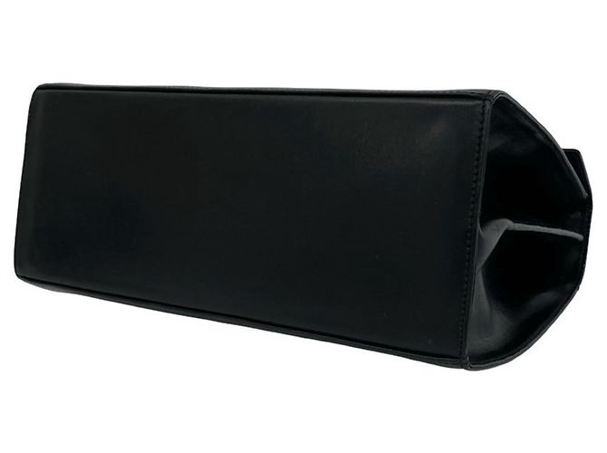 Gancini Borsa Salvatore Ferragamo in pelle di vitello nera Nero - vista 8
