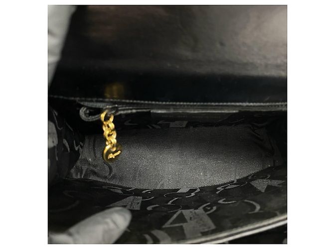 Gancini Borsa Salvatore Ferragamo in pelle di vitello nera Nero - vista 9