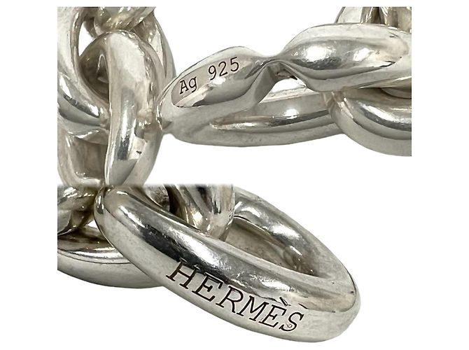 Hermès Pulseira Acrobat GM 17-Link Charm Hermes Prata - vista 3