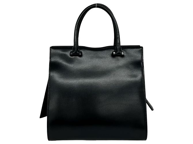 Autre Marque Borsa a mano in pelle Yves Saint Laurent Uptown YSL Logo - vista 3