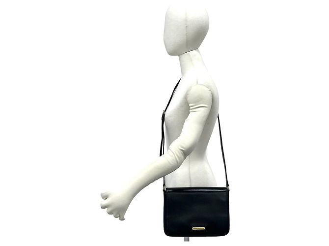 Borsa a tracolla Burberry in pelle nera Nero - vista 2