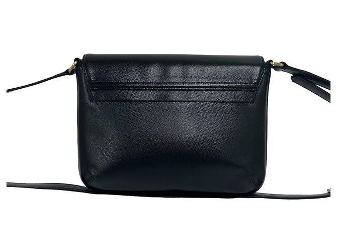Borsa a tracolla Burberry in pelle nera Nero - vista 3