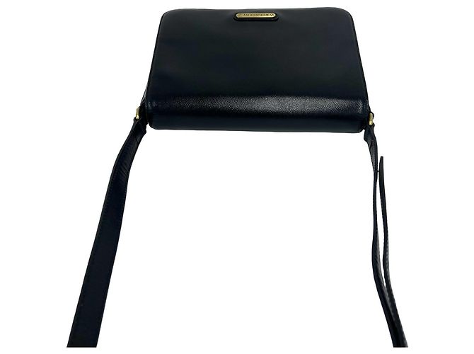 Borsa a tracolla Burberry in pelle nera Nero - vista 4