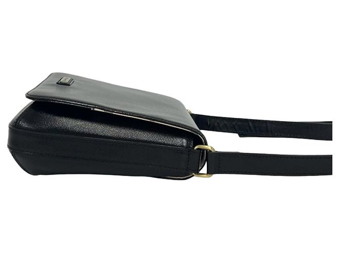 Borsa a tracolla Burberry in pelle nera Nero - vista 6