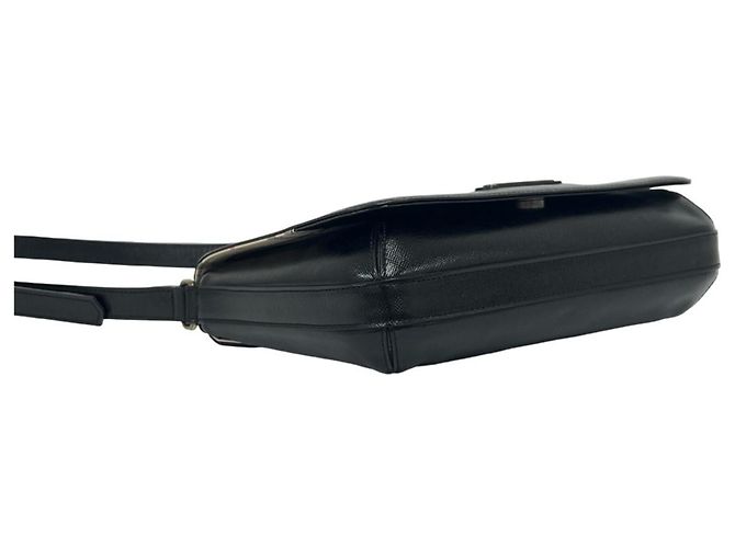 Borsa a tracolla Burberry in pelle nera Nero - vista 7