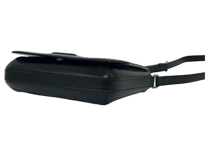 Borsa a tracolla Burberry in pelle nera Nero - vista 8