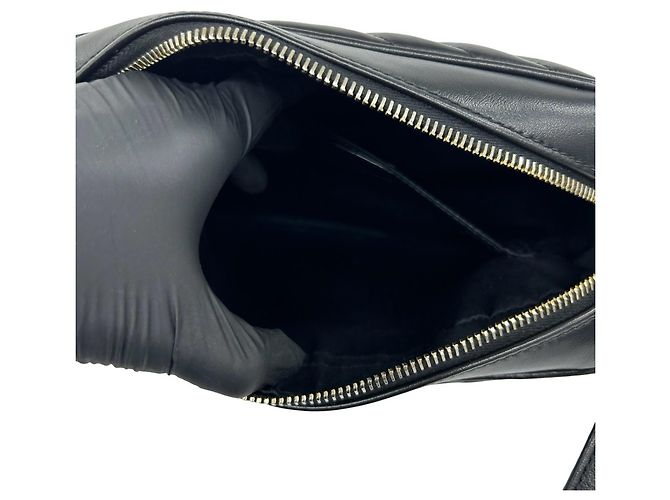 Autre Marque Borsa a tracolla Saint Laurent in pelle nera Nero - vista 10