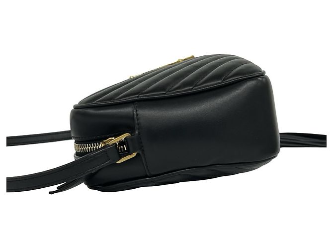 Autre Marque Borsa a tracolla Saint Laurent in pelle nera Nero - vista 5
