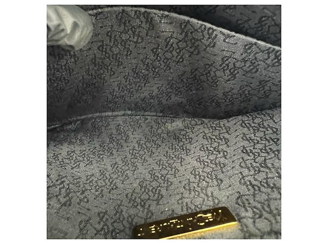 Borsa a tracolla in pelle nera Yves Saint Laurent Nero - vista 10