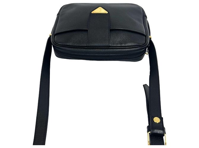 Borsa a tracolla in pelle nera Yves Saint Laurent Nero - vista 4
